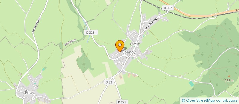 localisation de l'entreprise BOUVERESSE S.E.A  EPENOY