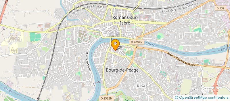 localisation de l'entreprise BOUVET  BOURG-DE-PEAGE