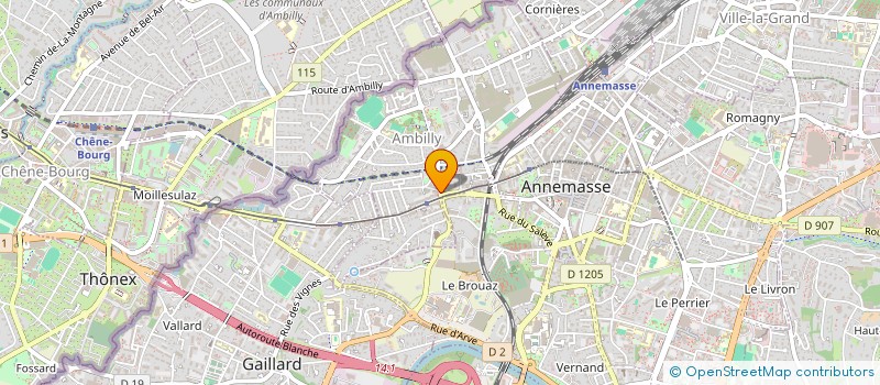 localisation de l'entreprise BOUVET CARTIER IMMOBILIER à AMBILLY