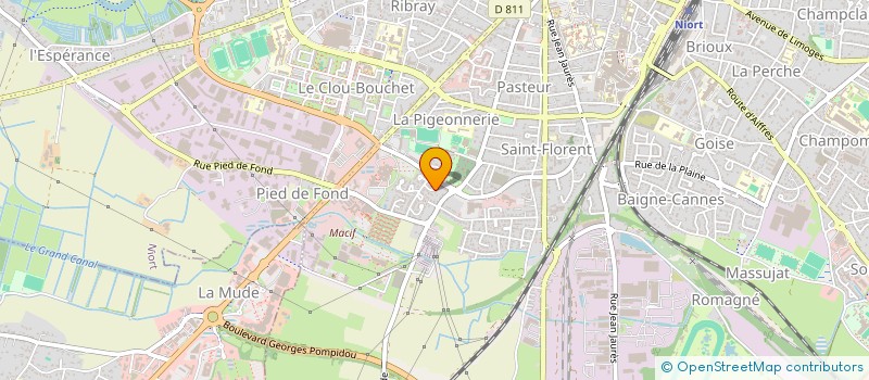 localisation de l'entreprise BOUVET FINANCES  NIORT