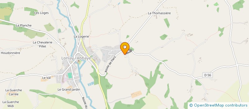 localisation de l'entreprise BOUVET FORMATIONS à LONLAY-L'ABBAYE