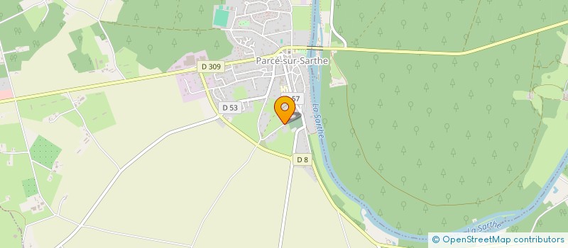 localisation de l'entreprise BOUVET FRANCK à PARCE-SUR-SARTHE