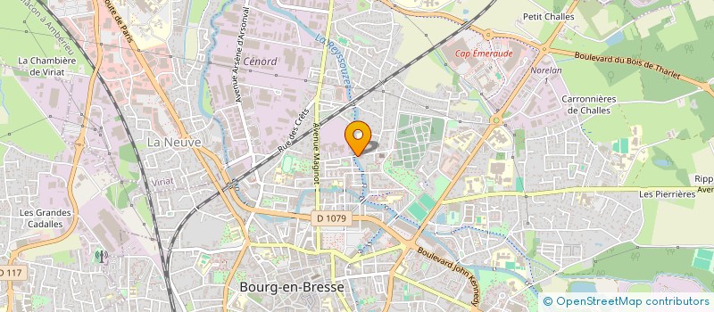 localisation de l'entreprise BOUVET FRERES  BOURG-EN-BRESSE