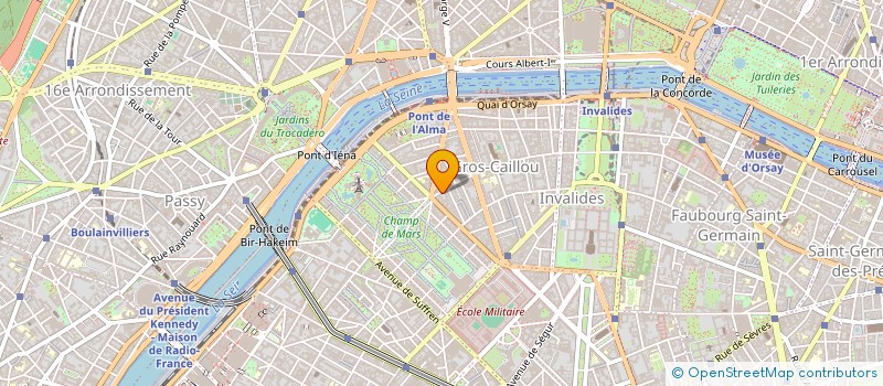 localisation de l'entreprise BOUVET FRERES MARINE à PARIS