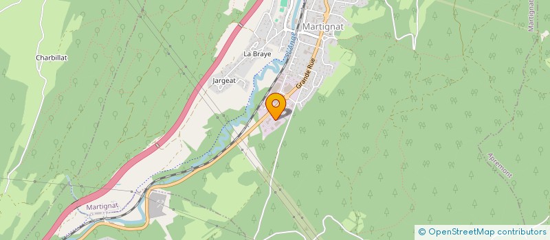 localisation de l'entreprise BOUVET INDUSTRIES à MARTIGNAT