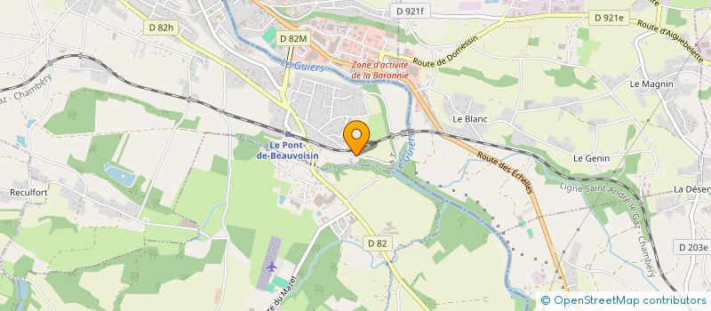 localisation de l'entreprise BOUVET SEIGLE INDUSTRIE à LE PONT-DE-BEAUVOISIN