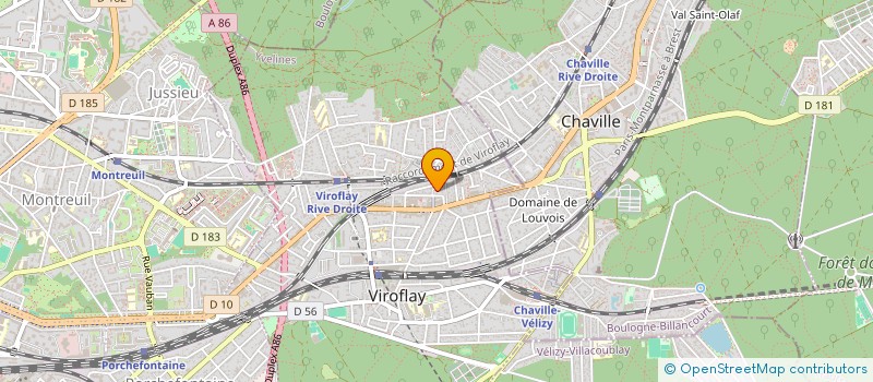 localisation de l'entreprise BOUVET UP SARL  VIROFLAY