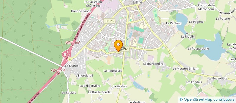 localisation de l'entreprise BOUVET YY  LIFFRE