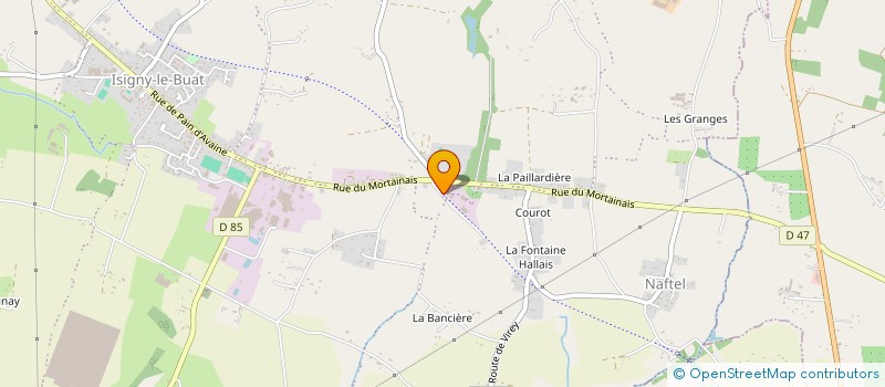 localisation de l'entreprise BOUVIER  ISIGNY-LE-BUAT