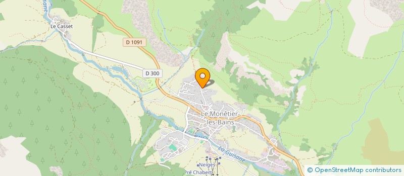 localisation de l'entreprise BOUVIER à LE MONETIER-LES-BAINS