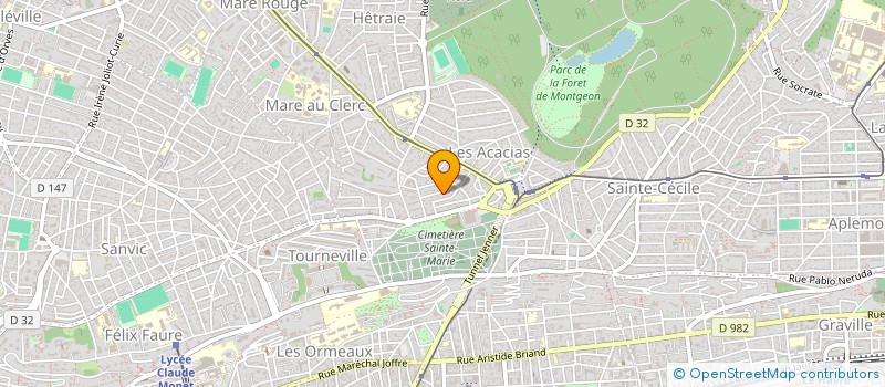 localisation de l'entreprise BOUVIER  LE HAVRE