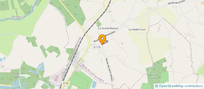 localisation de l'entreprise BOUVIER IMMO  RIVES-DU-LOIR-EN-ANJOU