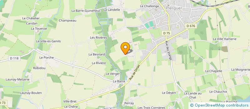localisation de l'entreprise BOUVIER METALLERIE SOUDURE à PLERGUER