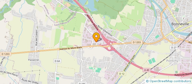 localisation de l'entreprise BOUVIER SECURITE à SAINT-PIERRE-EN-FAUCIGNY