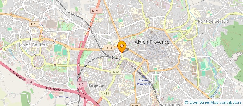 localisation de l'entreprise BOUVIER SELARL à AIX-EN-PROVENCE