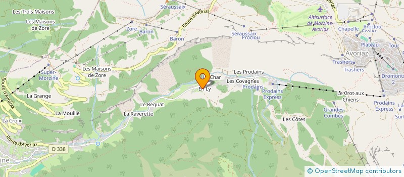 localisation de l'entreprise BOUVIER TIRELLI  MORZINE