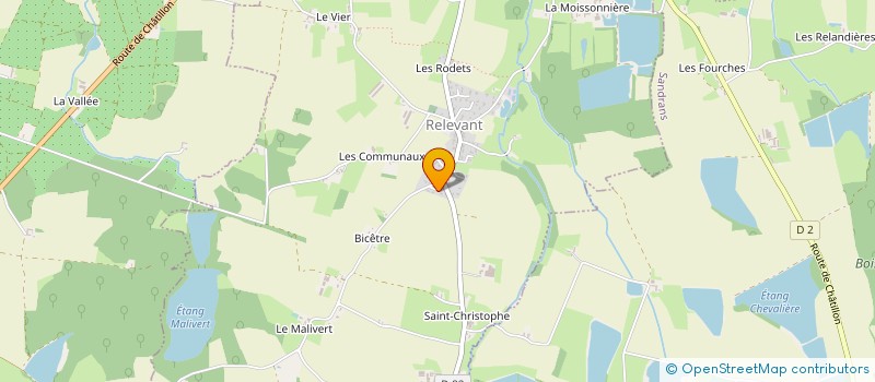 localisation de l'entreprise BOUVIER TP  RELEVANT