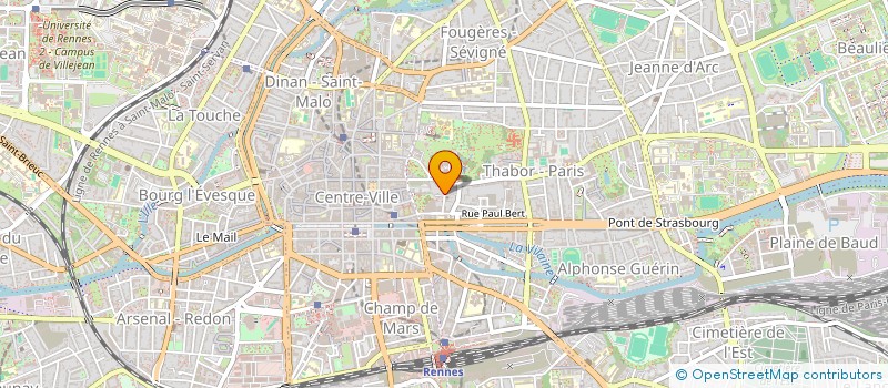localisation de l'entreprise BOUVRE INVEST 44  RENNES