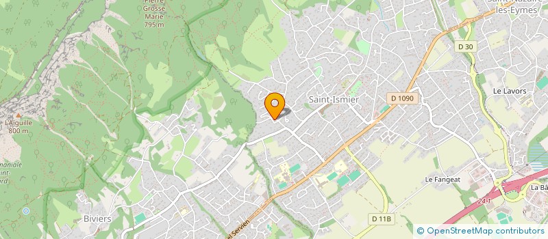 localisation de l'entreprise BOUVREUILS  SAINT-ISMIER