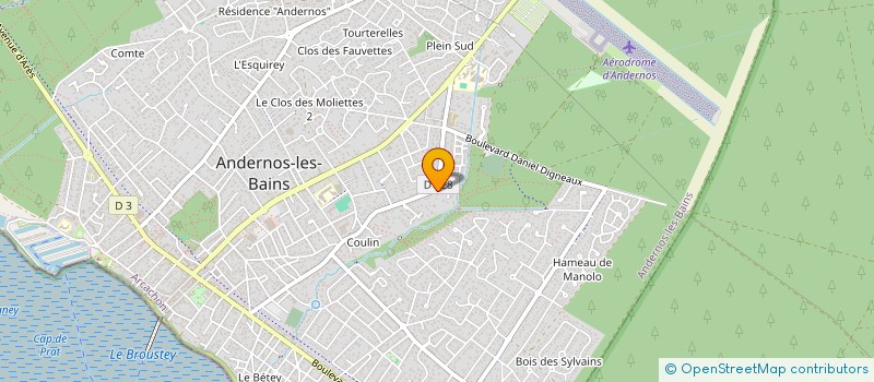 localisation de l'entreprise BOUXIN SYLVAIN CIVEL SEVERINE  ANDERNOS-LES-BAINS