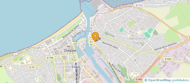 localisation de l'entreprise BOUY  DIEPPE