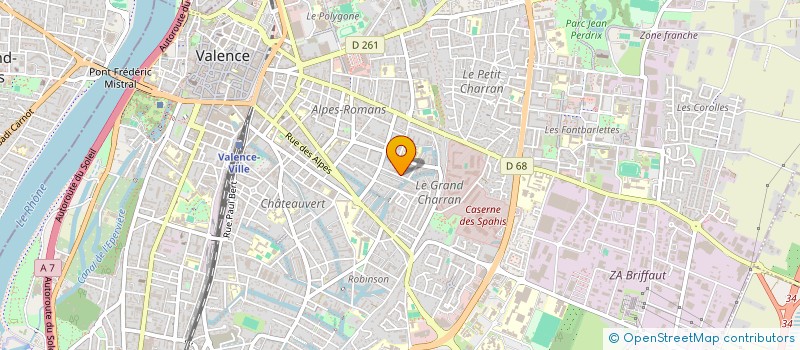 localisation de l'entreprise BOUY EMMANUEL/ GABET ELSA à VALENCE