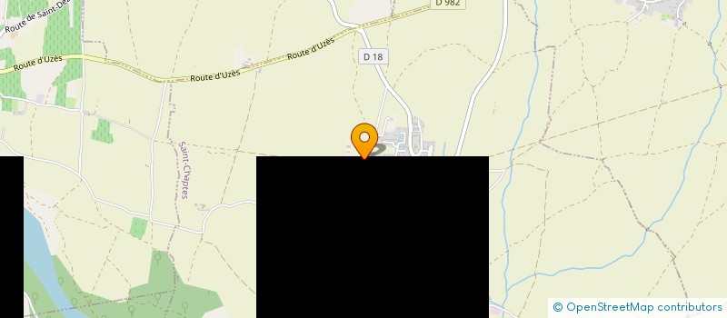 localisation de l'entreprise BOUYARD FRERES  SAINT-CHAPTES