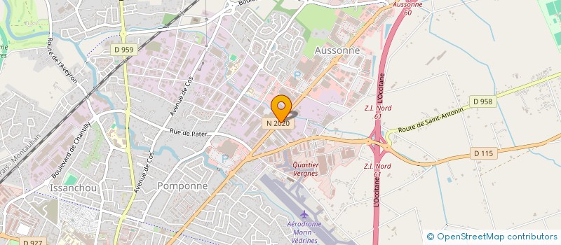 localisation de l'entreprise BOUYER à MONTAUBAN
