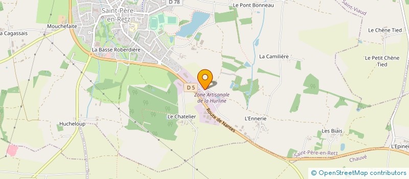 localisation de l'entreprise BOUYER à SAINT-PERE-EN-RETZ
