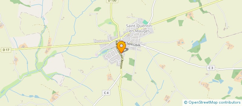 localisation de l'entreprise BOUYER à MONTREVAULT-SUR-EVRE