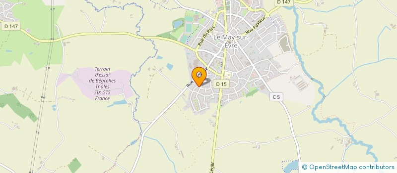 localisation de l'entreprise BOUYER FACADES  LE MAY-SUR-EVRE