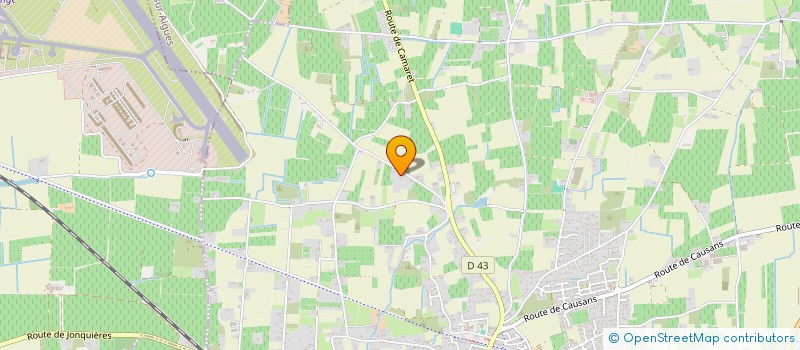 localisation de l'entreprise BOUYER FILS à JONQUIERES