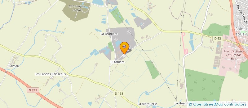 localisation de l'entreprise BOUYER LEROUX  LA SEGUINIERE