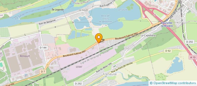 localisation de l'entreprise BOUYGUES CONSTRUCTION MATERIEL  TOURVILLE-LA-RIVIERE