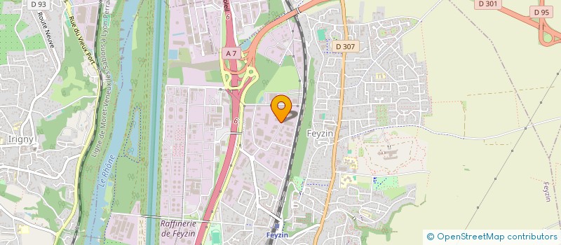 localisation de l'entreprise BOUYGUES E&S MAINTENANCE INDUSTRIELLE  FEYZIN