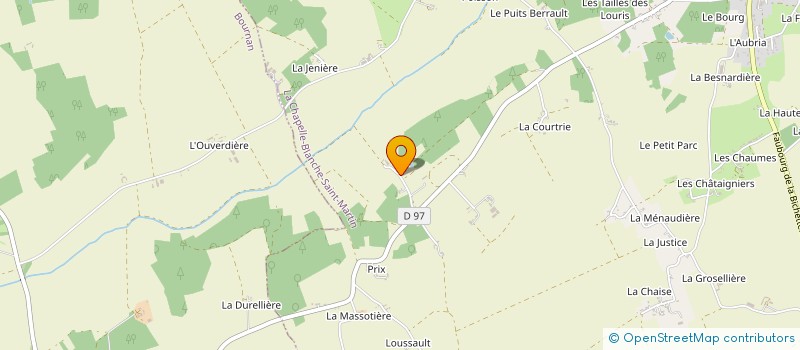 localisation de l'entreprise BOUYS'IMMO  LA CHAPELLE-BLANCHE-SAINT-MARTIN