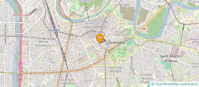 localisation de l'entreprise BOUYSSIE CONSULTING à GRENOBLE