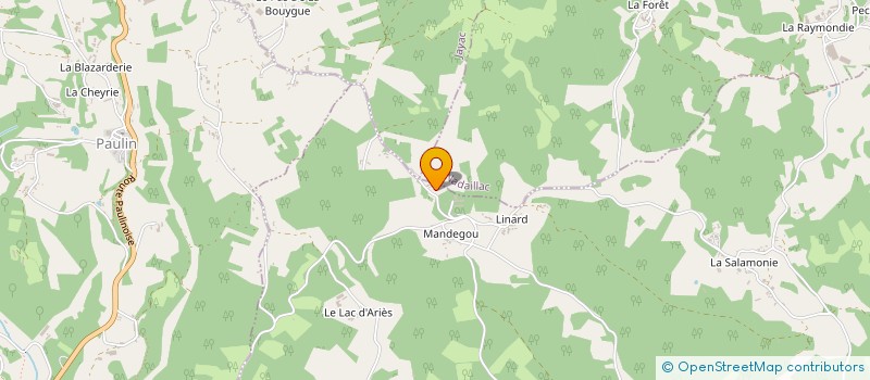 localisation de l'entreprise BOUYSSOU COUVERTURE à SAINT-GENIES