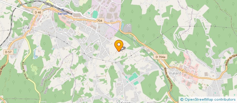 localisation de l'entreprise BOUYSSOU IMMO à SARLAT-LA-CANEDA