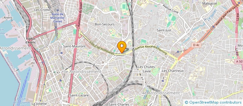 localisation de l'entreprise BOUZ VTC à MARSEILLE