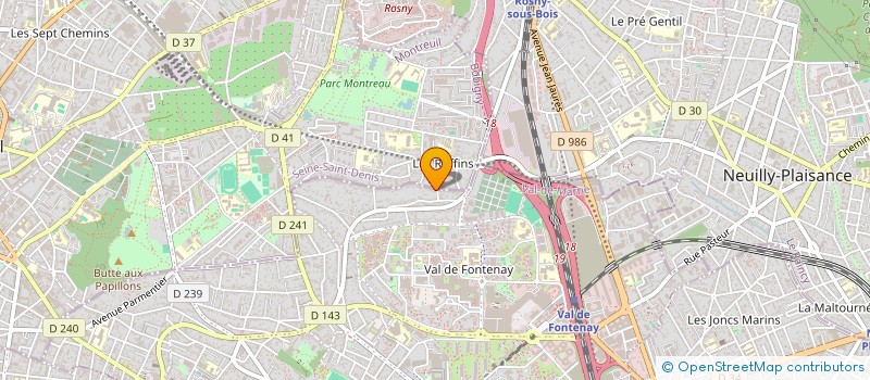 localisation de l'entreprise BOUZAGLOU à FONTENAY-SOUS-BOIS