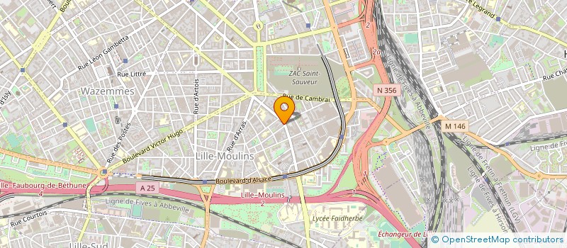 localisation de l'entreprise BOUZAKRI ET FILS à LILLE