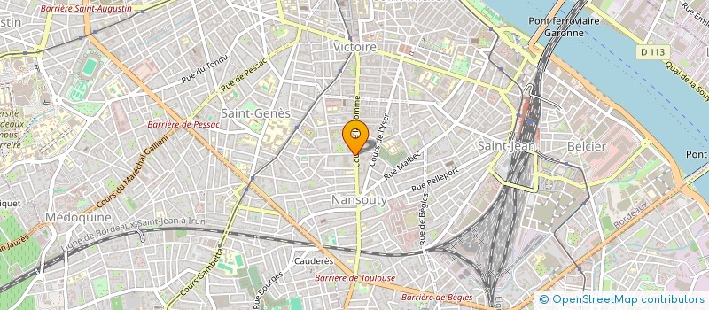 localisation de l'entreprise BOUZAT DUDAY FAVAREL  BORDEAUX