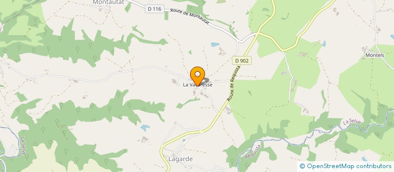 localisation de l'entreprise BOUZAT JEAN-MICHEL  LA SELVE