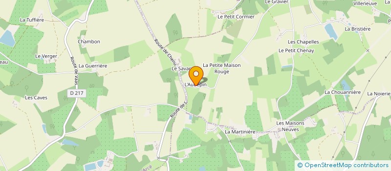 localisation de l'entreprise BOUZEAU MAURICE LE COQ DANIEL  MONTVAL-SUR-LOIR