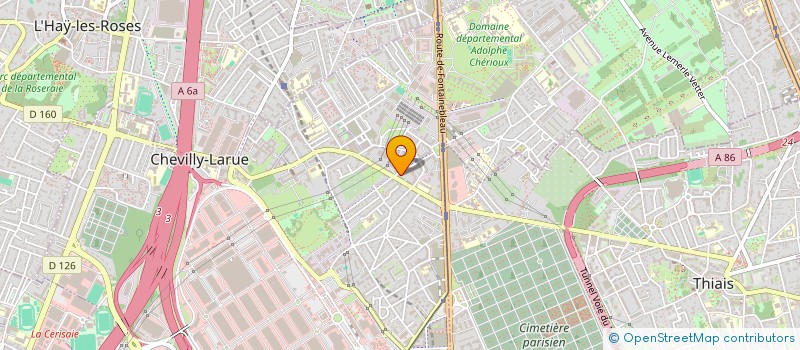 localisation de l'entreprise BOUZELIF TAXI  CHEVILLY-LARUE