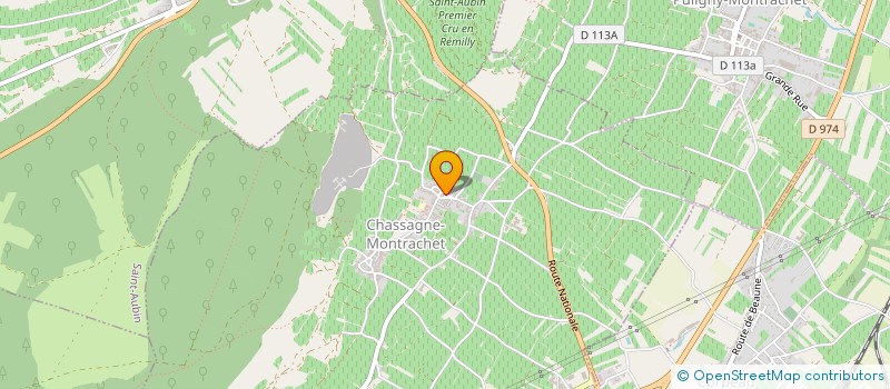 localisation de l'entreprise BOUZEREAU GRUERE à CHASSAGNE-MONTRACHET