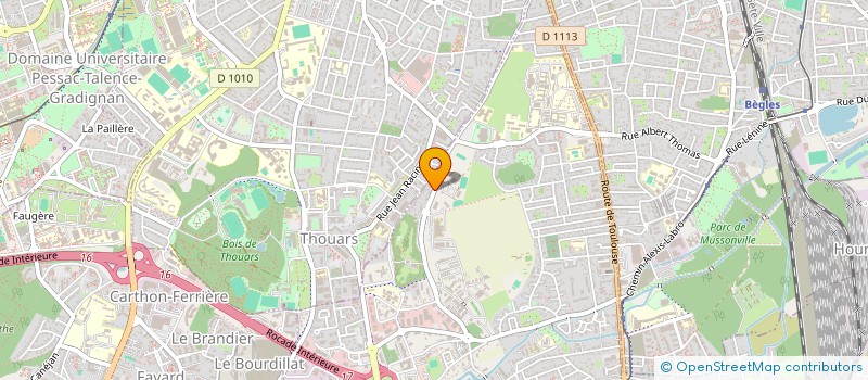 localisation de l'entreprise BOUZID INVEST  VILLENAVE-D'ORNON