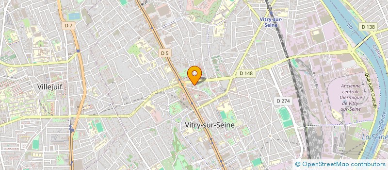 localisation de l'entreprise BOUZID-IT  VITRY-SUR-SEINE