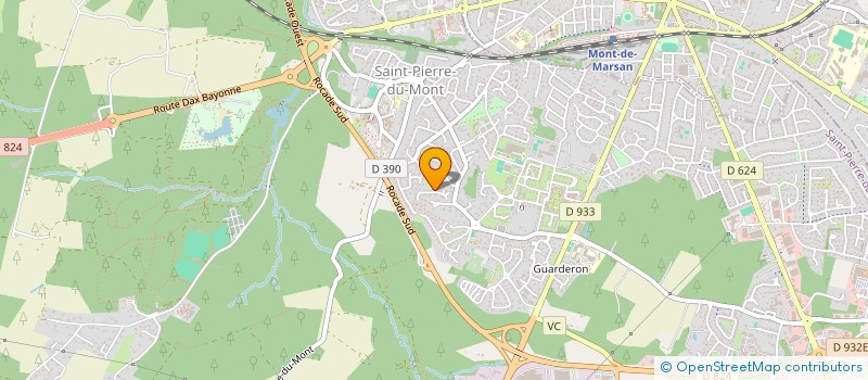 localisation de l'entreprise BOUZIDA40 à SAINT-PIERRE-DU-MONT